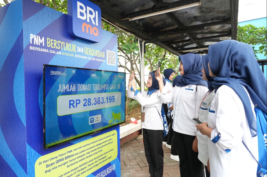 Cukup dengan memindai QRIS secara digital, siapapun dapat berpartisipasi dalam berdonasi.