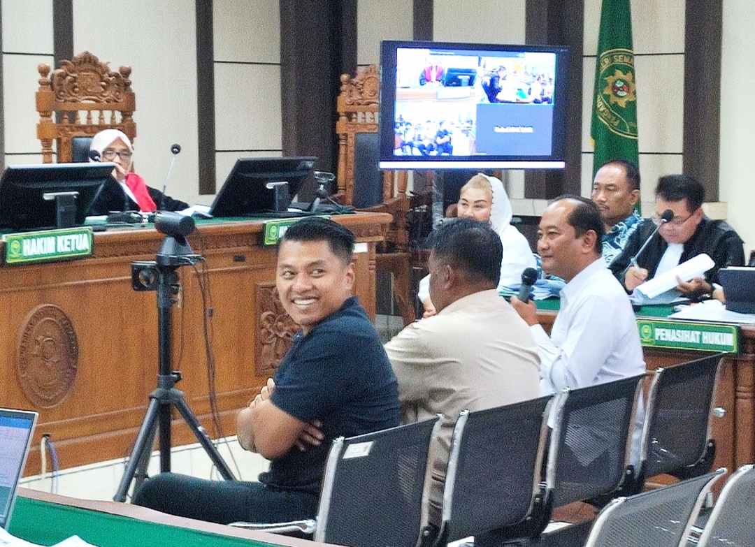 Suasana sidang agenda pemeriksaan saksi kasus suap mantan walikota Semarang di Pengadilan Tipikor Semarang, Rabu (4/6/2025).