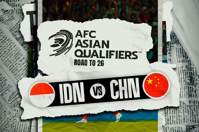Rekor pertemuan Timnas Indonesia vs China.