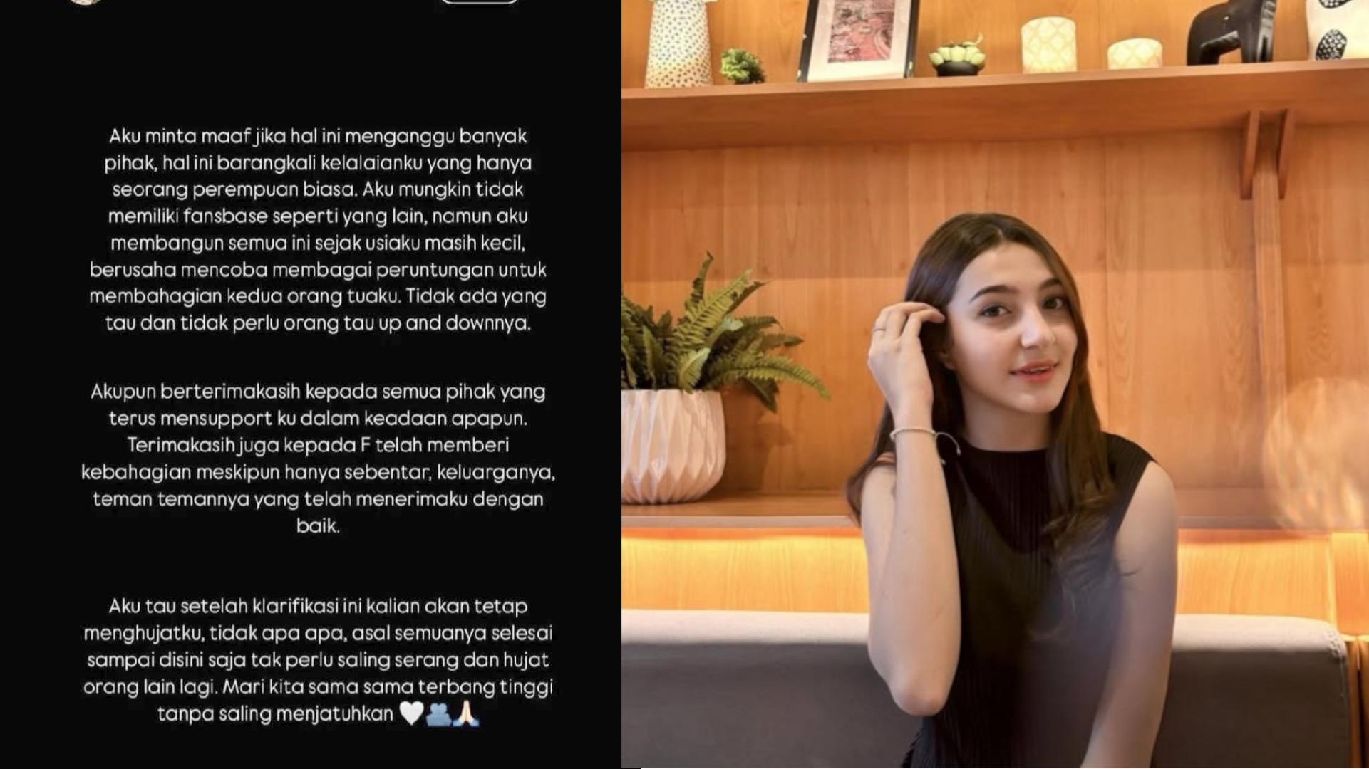 Begini klarifikasi Amanda Lucson yang dituduh jadi orang ketiga