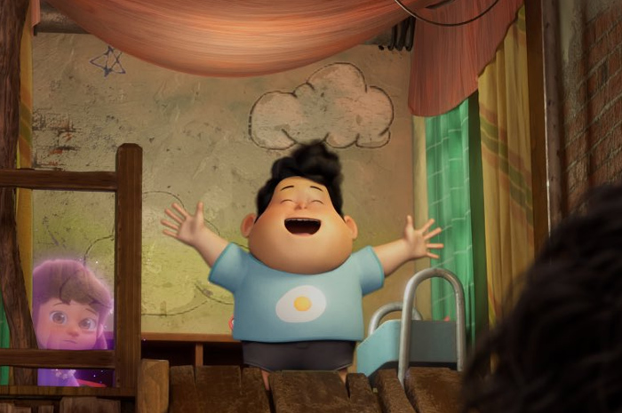 Salah satu scene petualangan Don di film animasi Jumbo.
