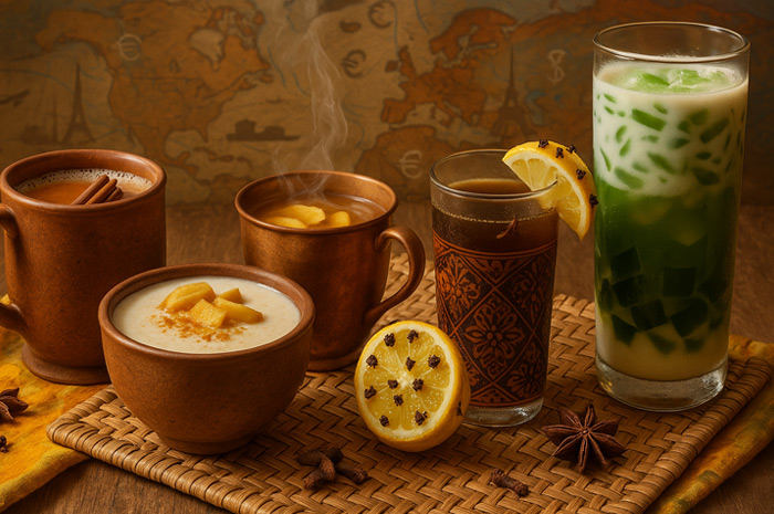 Ragam minuman tradisional Indonesia yang sehat dan menyegarkan.