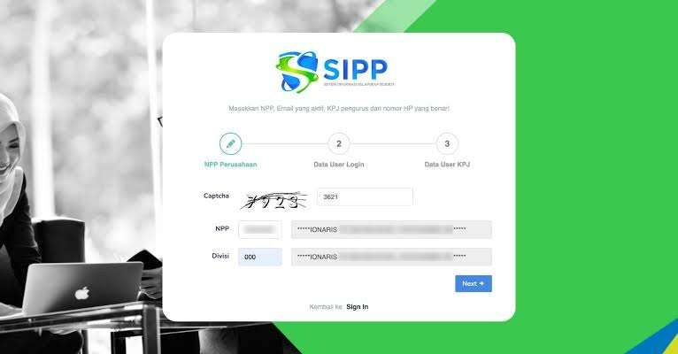 sipp bpjs ketenagakerjaan