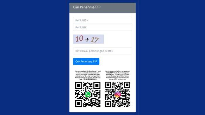 Cek penerimaan bantuan Program Indonesia Pintar (PIP)