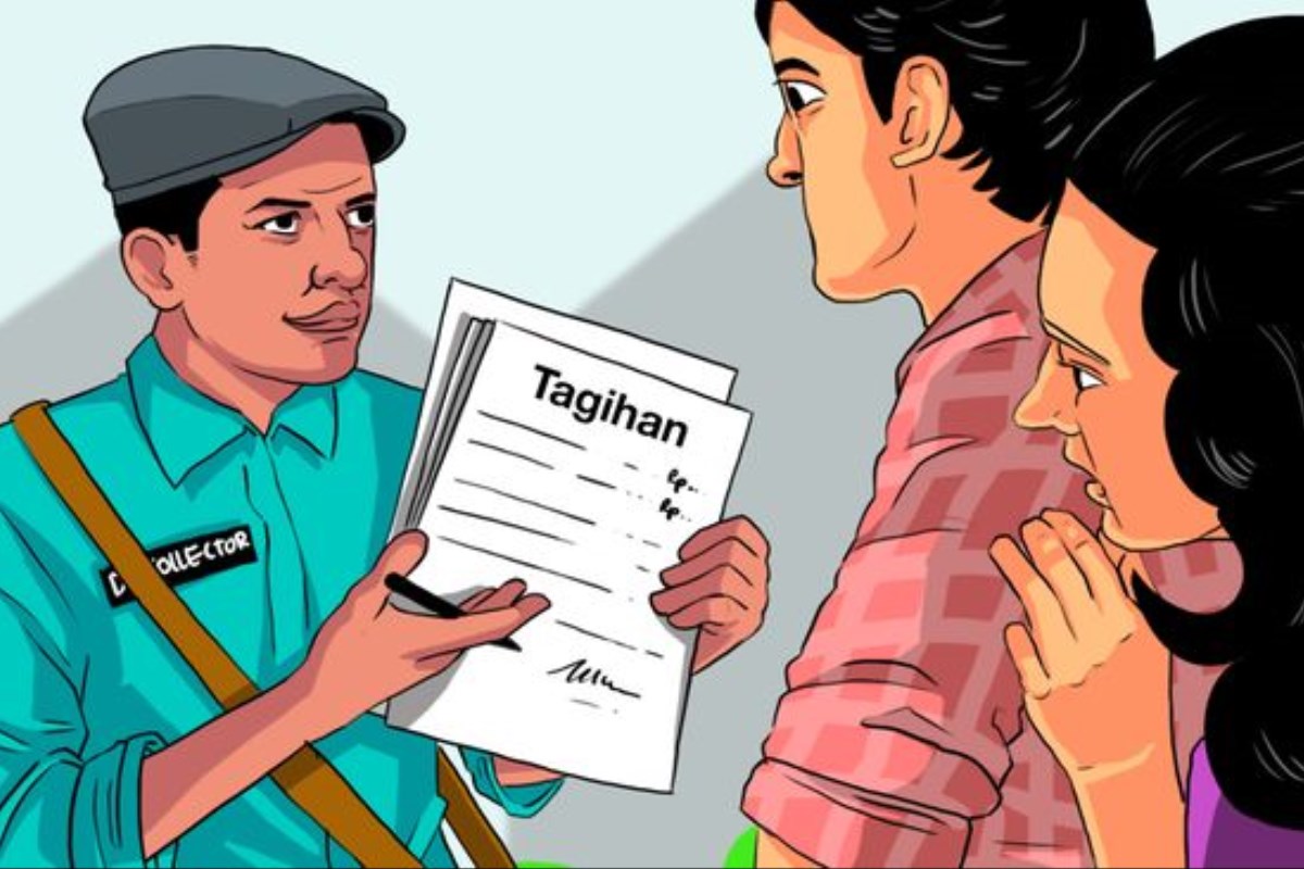 Ilustrasi debt collector.
