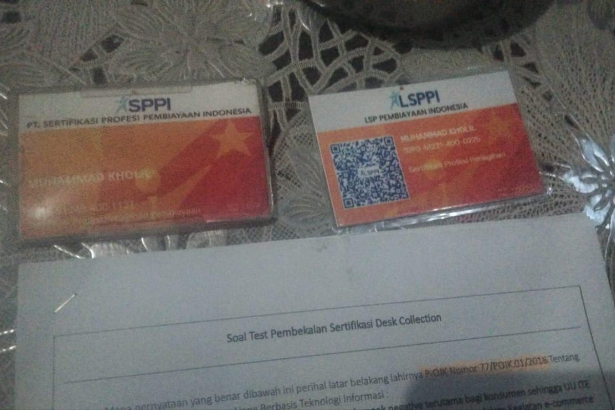 Sertifikat Profesi Pembiayaan Indonesia (SPPI) dan LSPPI (LSP Pembiayaan Indonesia)