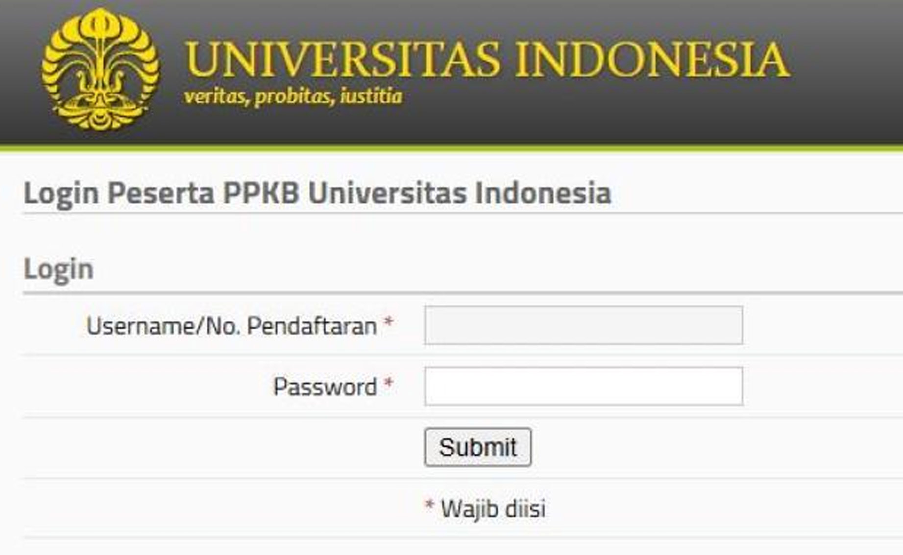 pengecekan melalui laman https://penerimaan.ui.ac.id/ppkb