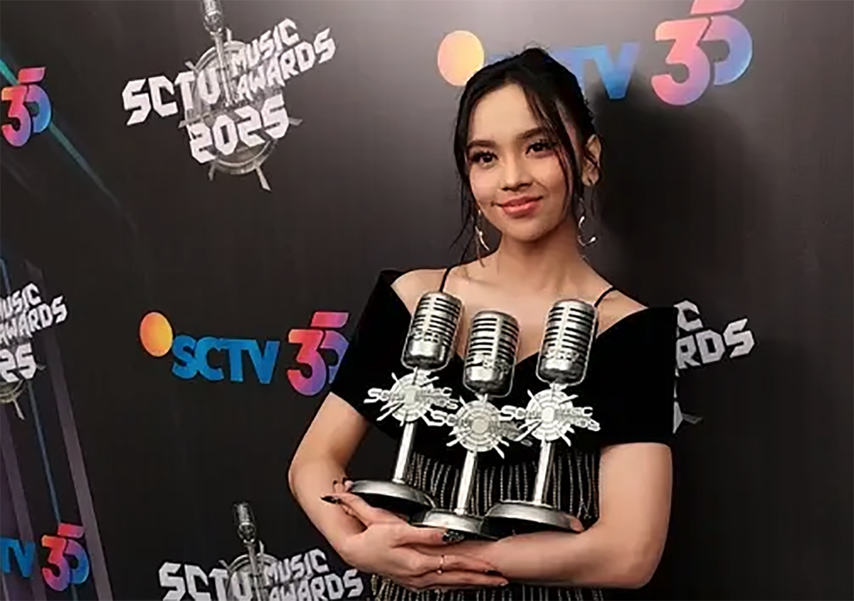 Lyodra Pemenang SCTV Music Awards 2025 Penyanyi Solo Wanita Paling Ngetop