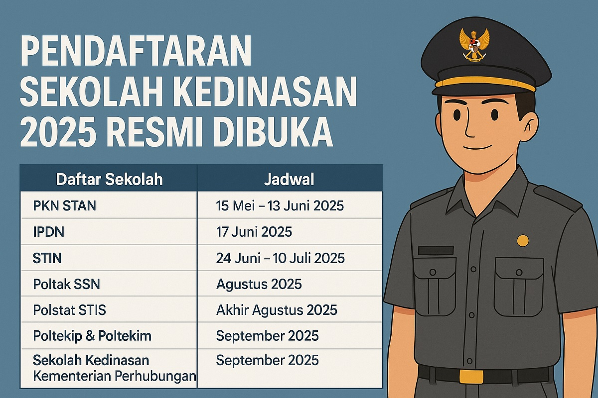Tujuh sekolah kedinasan yang akan segera di buka