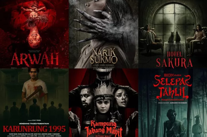 Poster film horor Indonesia siap tayang bulan Juli 2025 di bioskop Indonesia.