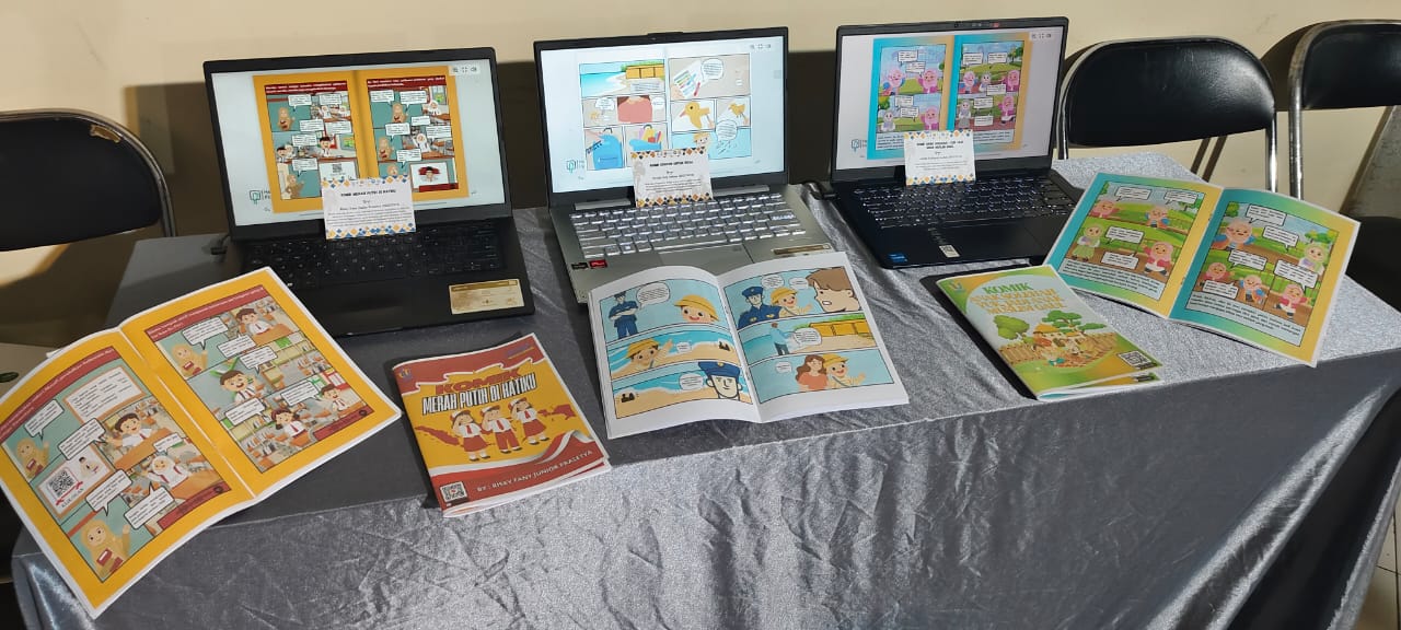 Komik digital interaktif berbasis aplikasi Android dan teknologi barcode.