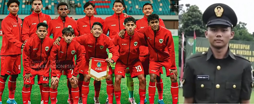 Sosok Arkhan Kaka Striker Timnas Indonesia U-20 dan 2 Pemain Timnas Indonesia Lainnya Jadi TNI AD
