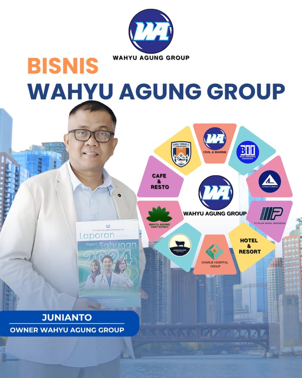 Owner wahyu agung group juga direktur utama PT. Charlie Hospital semarang,TBK ,junianto di pacific place jakarta. Kamis  (03/7/2025).