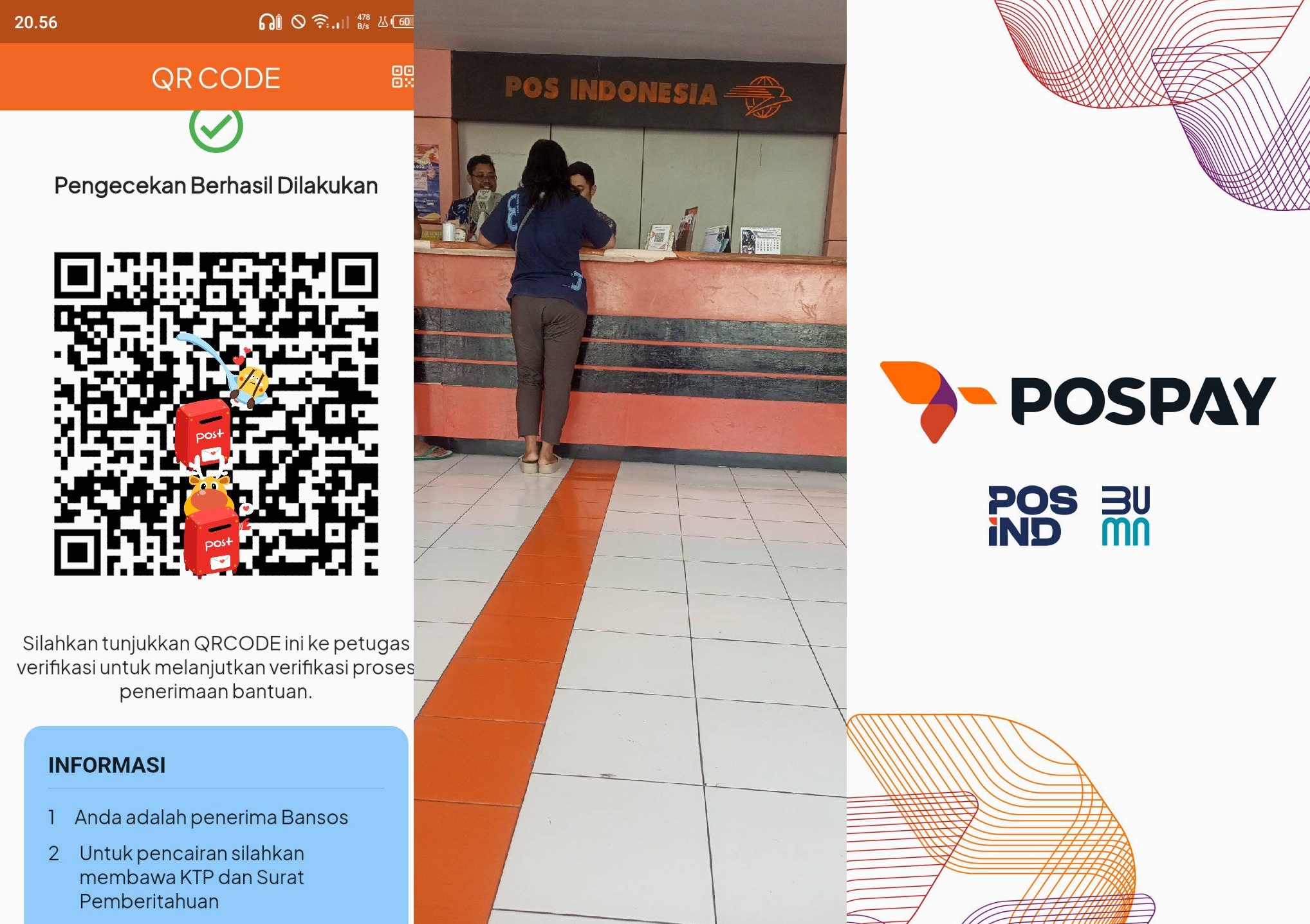 Penerima BSU 2025 lewat pospay.