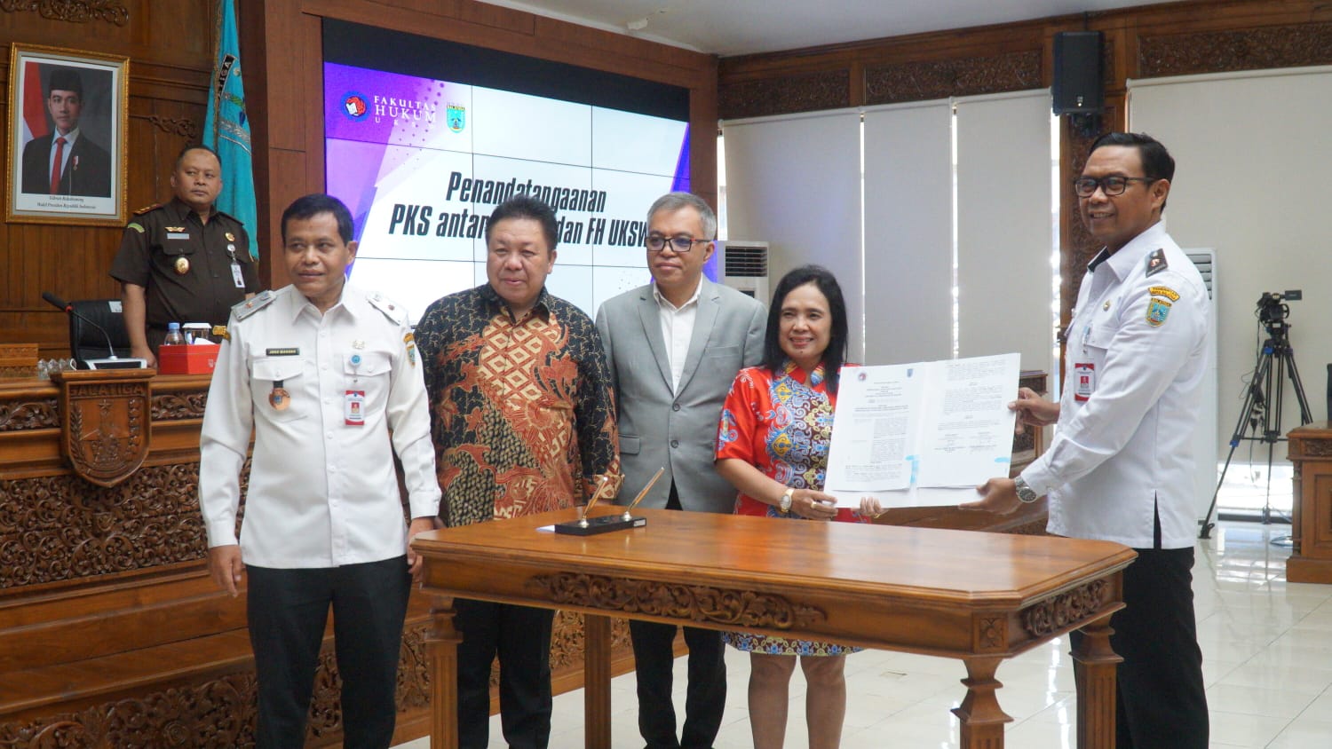 Kegiatan kolaborasi antara FH UKSW dengan Dewan Perwakilan Rakyat Daerah (DPRD) Selasa (09/07/2025) di Gedung DPRD Kota Salatiga.