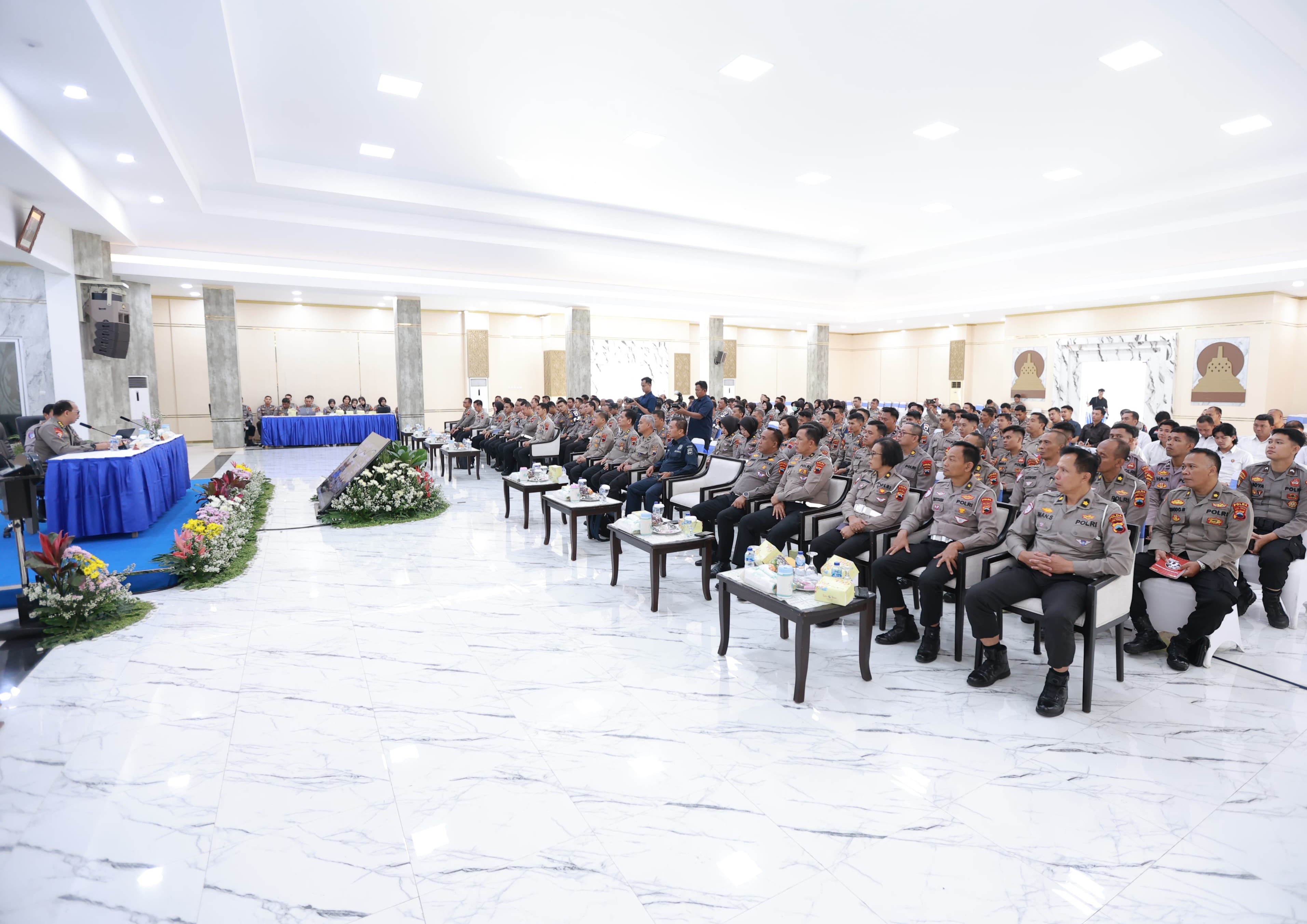 Kegiatan Latpraops Polda Jateng dalam persiapan pelaksanaan operasi patuh candi 2025