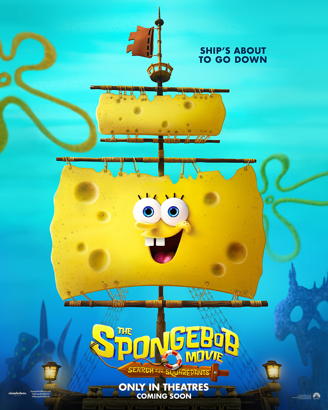Poster Film The SpongeBob Movie: Search for SquarePants (Sumber: Instagram @paramountpicsid)