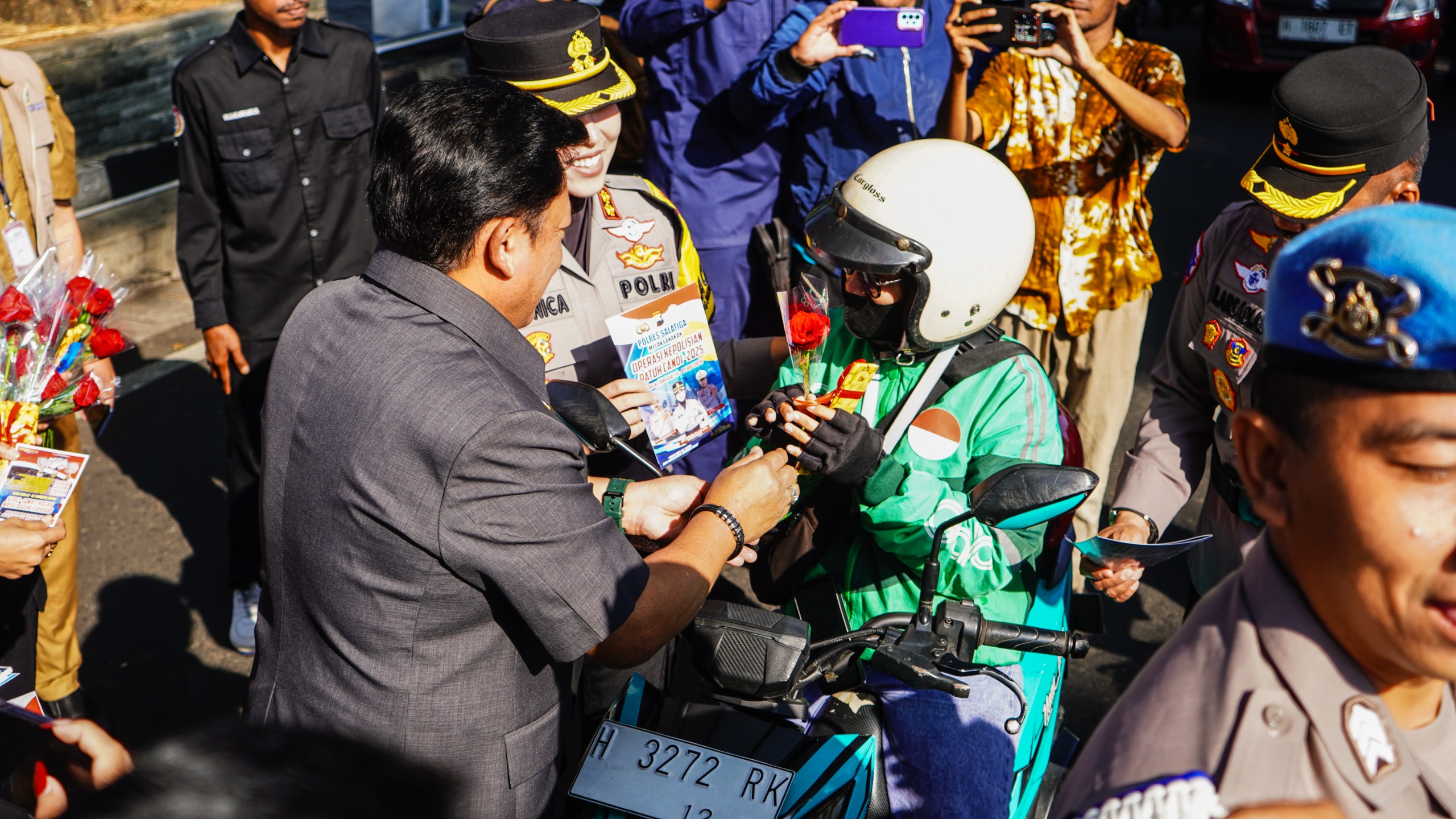 Polres Salatiga Terjunkan 47 Personel Operasi Patuh Candi 2025 Tegakkan Hukum dengan Humanis