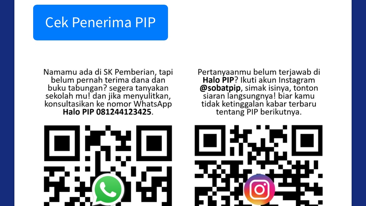 Cara Cek PIP Lewat HP