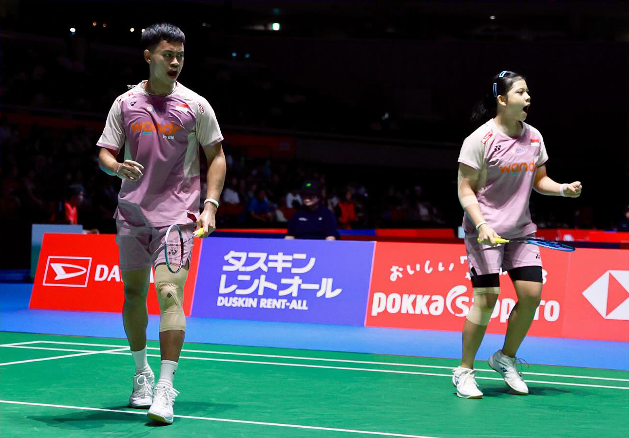 Jafar Hidayatullah/Felisha Alberta Nathaniel Pasaribu memastikan tempat di babak 16 besar Japan Open 2025 setelah mengalahkan wakil China, Guo Xin Wa/Chen Fang Hui.
