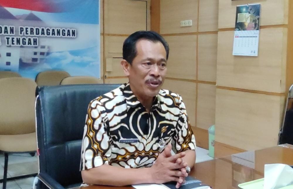 Kepala Bidang Perdagangan Dalam Negeri Disperindag Jateng Sucahyo.