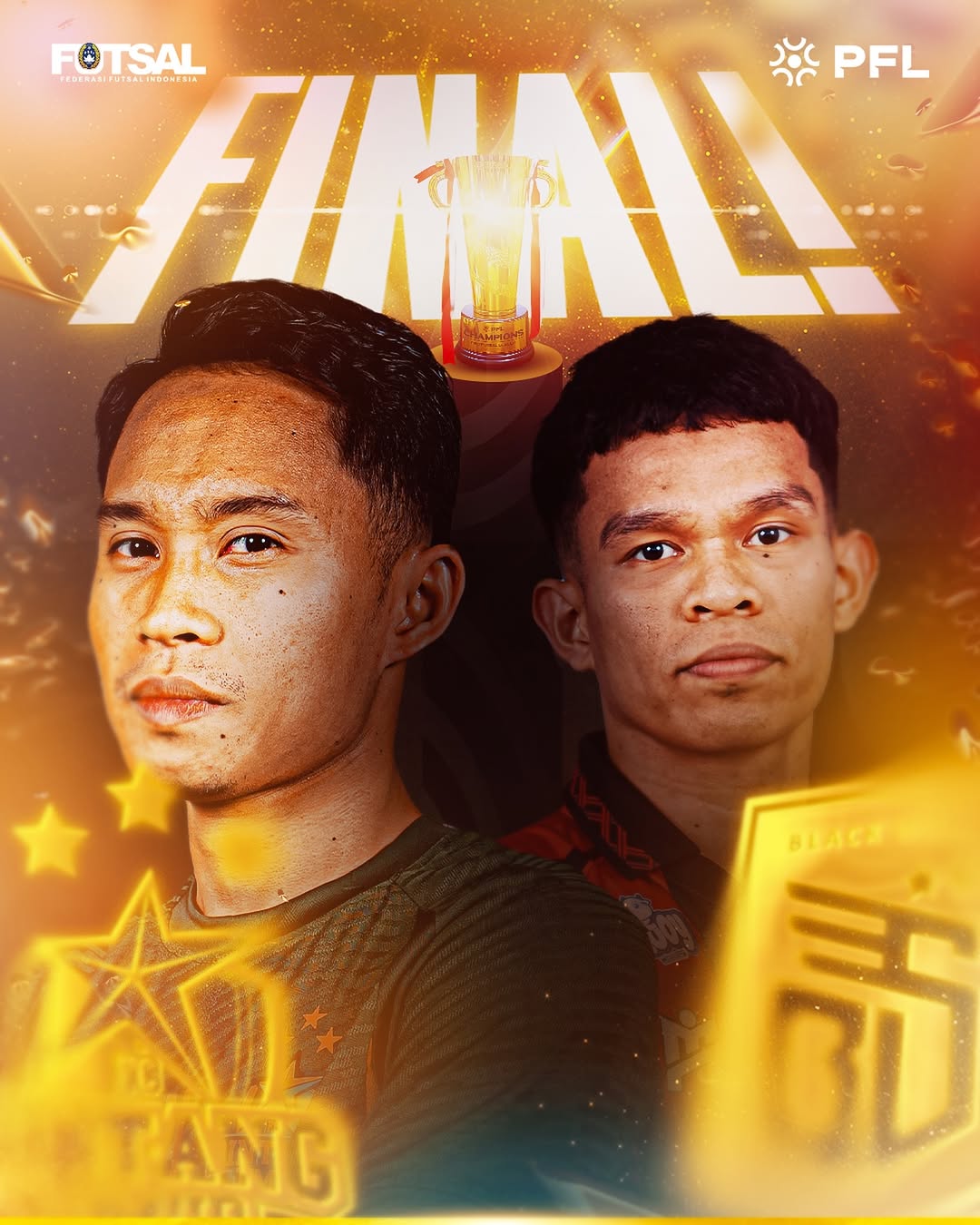 Laga final Pro Futsal Indonesia antara Bintang Timur Surabaya Vs Black Steel Fc Papua