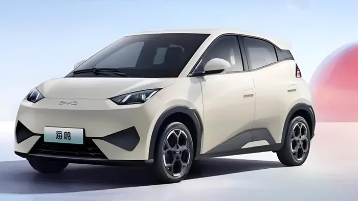 Gambaran mobil listrik BYD Atto1 yang akan segera di rilis, sekilas mirip BYD Seagull