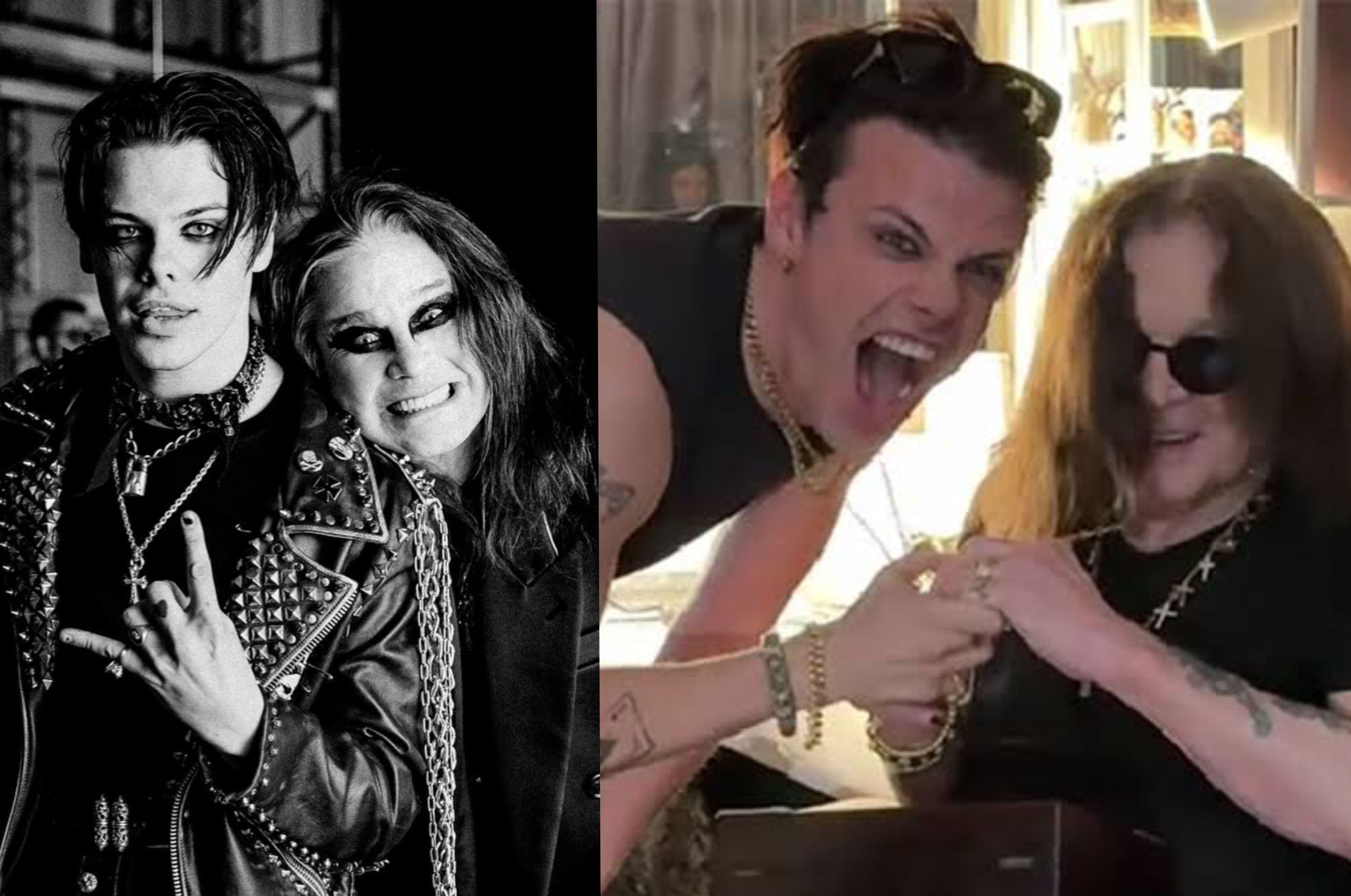 Potret: Yubgblud dan Ozzy Osbourne
