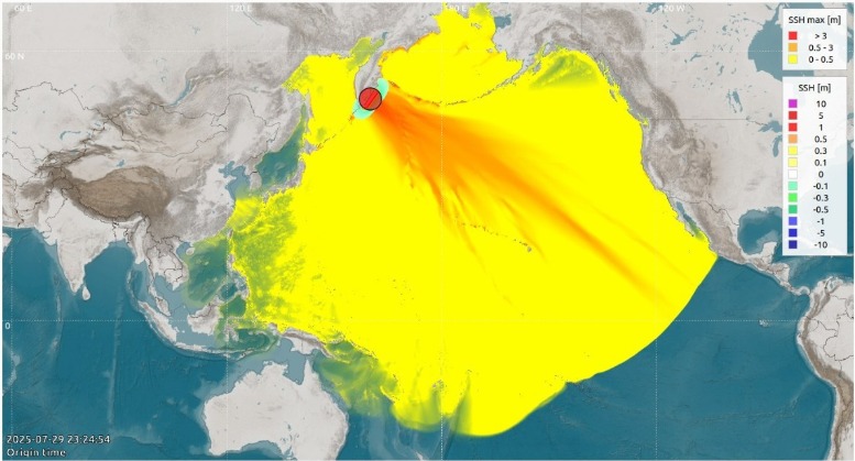 Gempa bumi berkekuatan magnitudo 8,8 melanda wilayah Kamchatka, Rusia Timur, pada Rabu (30/7/2025) pukul 06:24:50 WIB.