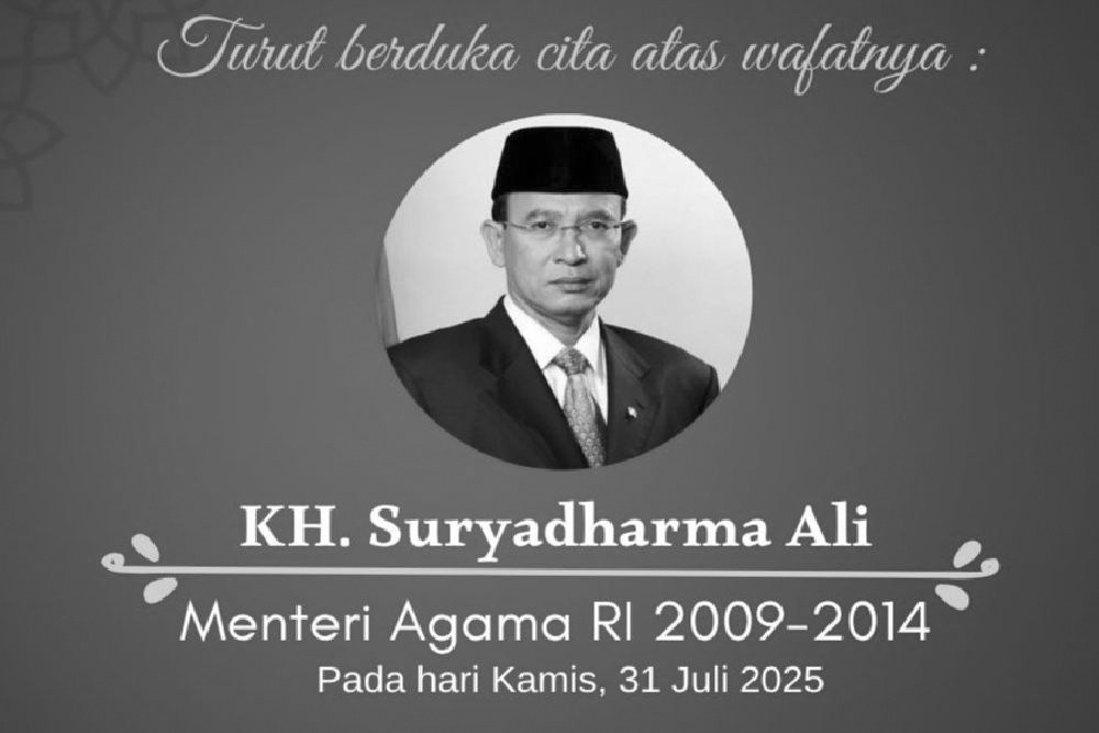 Kabar Duka, Mantan Menteri Agama Suryadharma Ali Meninggal Dunia, Ini Dia Rekam Jejaknya
