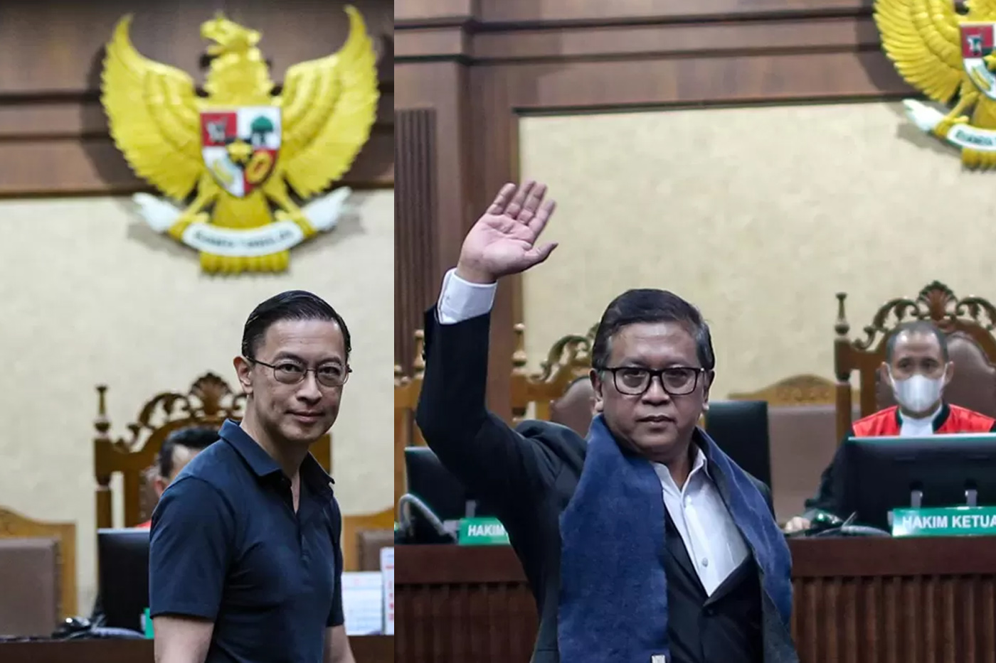 Tom Lembong dan Hasto Kristiyanto
