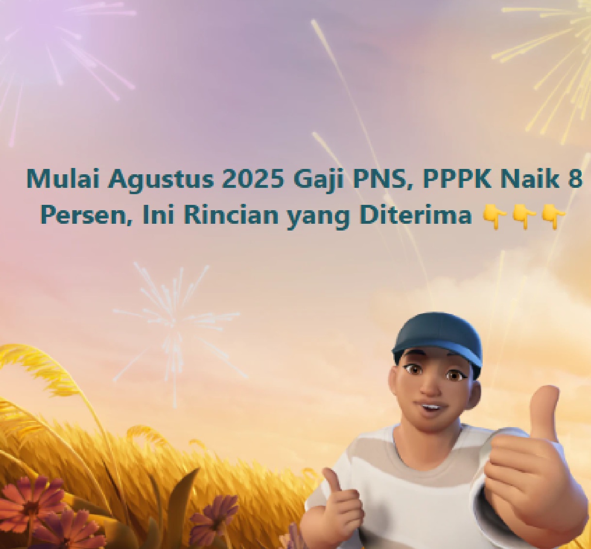 Gaji pns per Agustus 2025