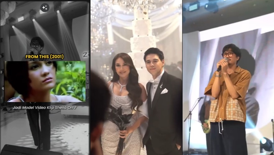 Kolase tangkap layar unggahan Instagram Luna Maya