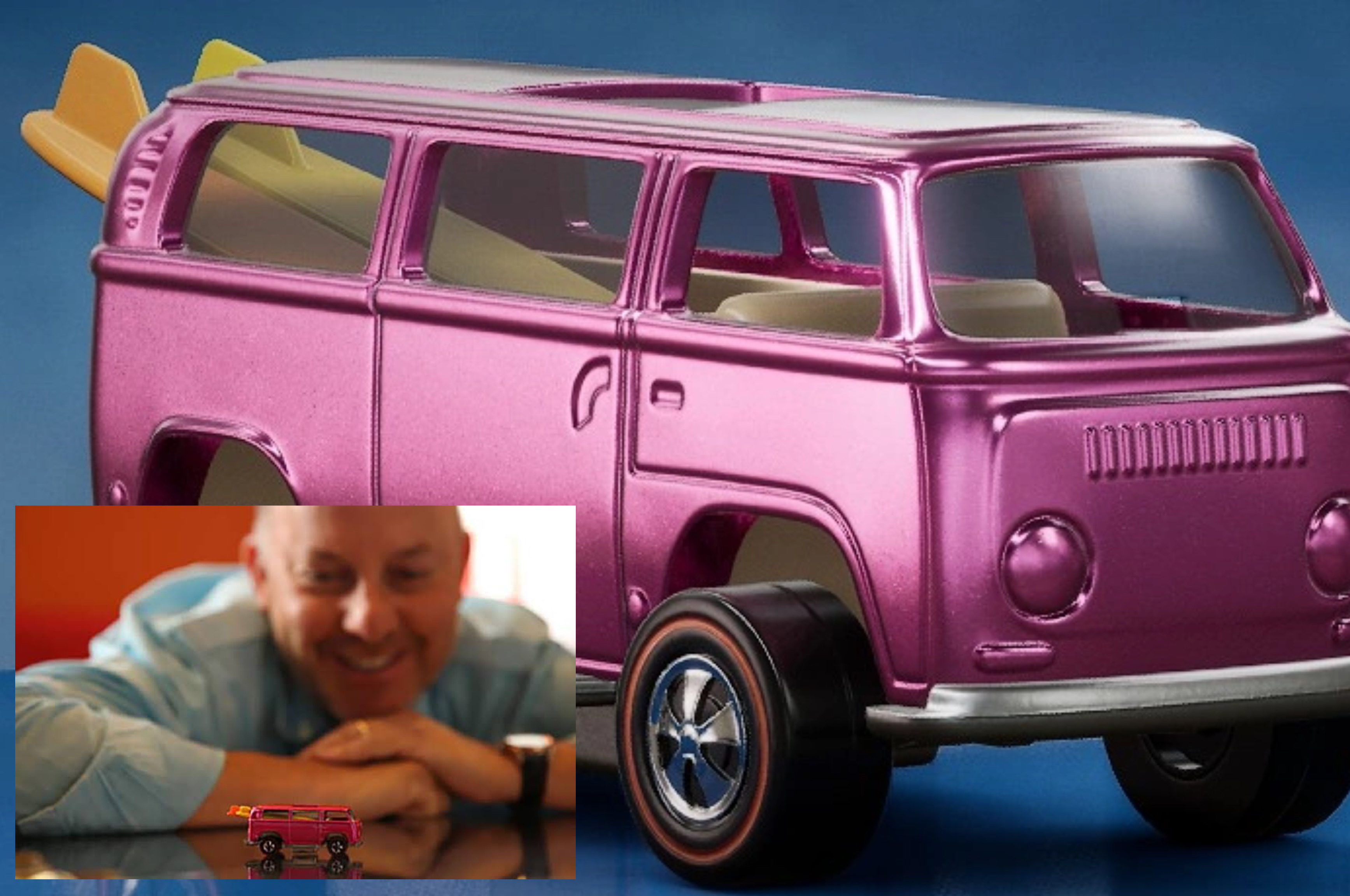 Hotwheel Pink Volkswagen Beach Bomb