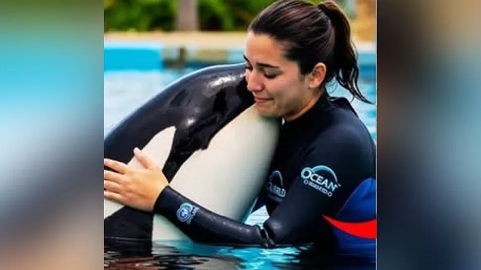 Potongan video pelatih paus orca yang merupakan video buatan Artificial Intelligence atau AI