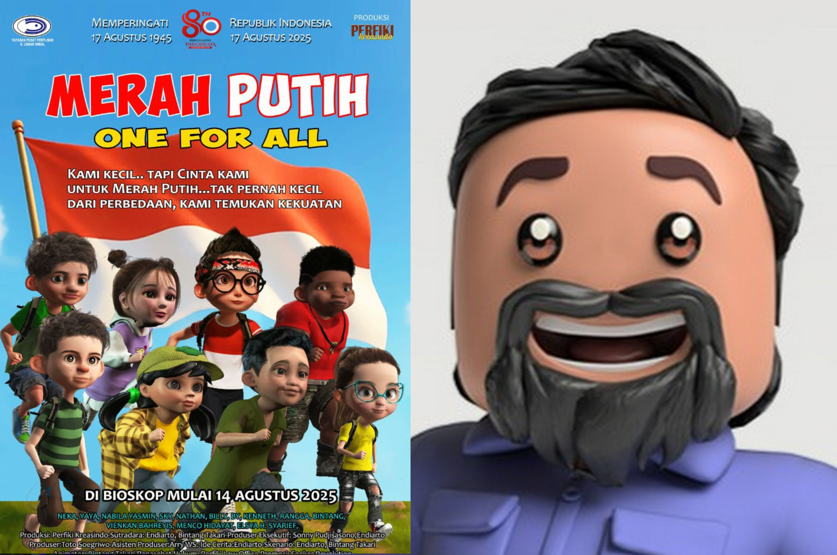 Poster Merah Putih For All, Junaid Miran