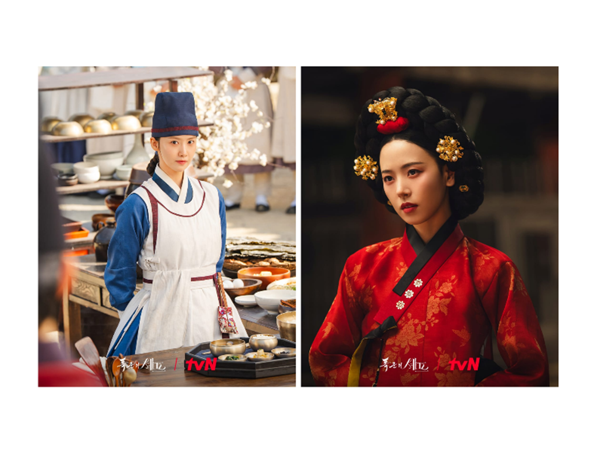 Peran Koki dan Selir Kerajaan antara Lim Yoona dan Kang Ha-Na dalam drama Bon App&eacute;tit, Your Majesty (Sumber: instagram @tvn_drama)