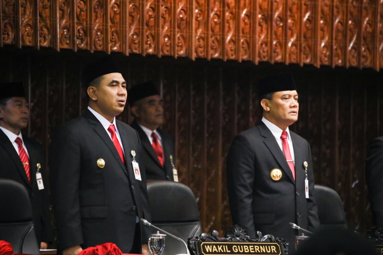Gubernur Jawa Tengah Ahmad Luthfi dan Wakil Gubernur Jawa Tengah, Taj Yasin.