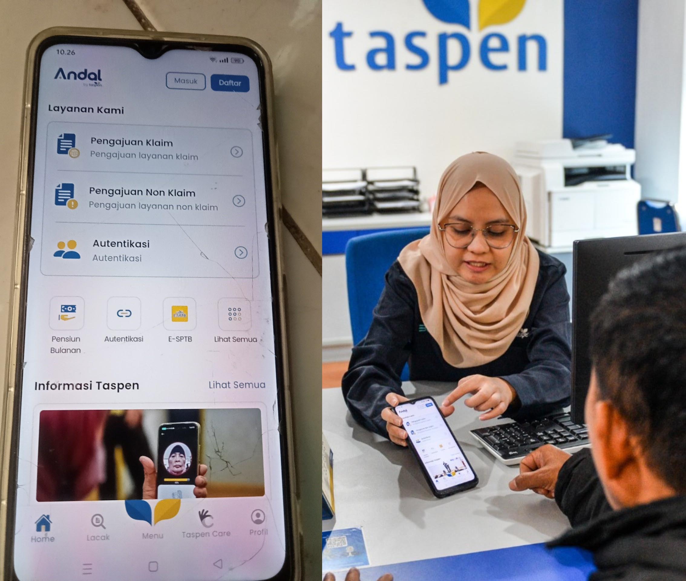 Autentikasi aplikasi andal by taspen