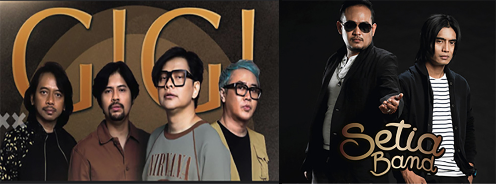 Konser Gigi dan Setia Band di Semarang Dalam Rangka HUT JATENG ke 80