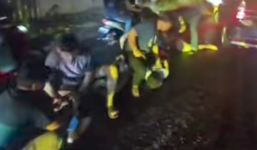 Penangkapan tiga pelaku di Solo, oleh anggota Tim Resmob gabungan