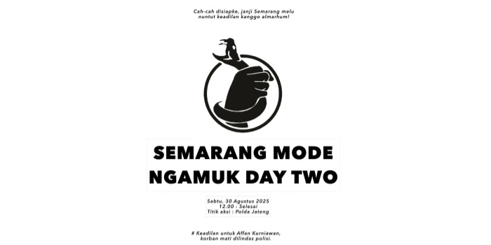Ajakan untuk kembali beraksi beredar disejumlah media sosial