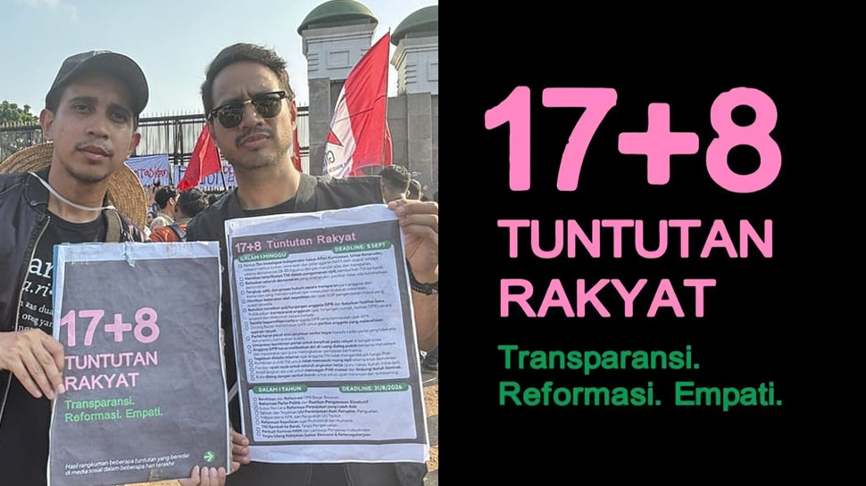 Ini dia 17+8 Tuntutan Rakyat.