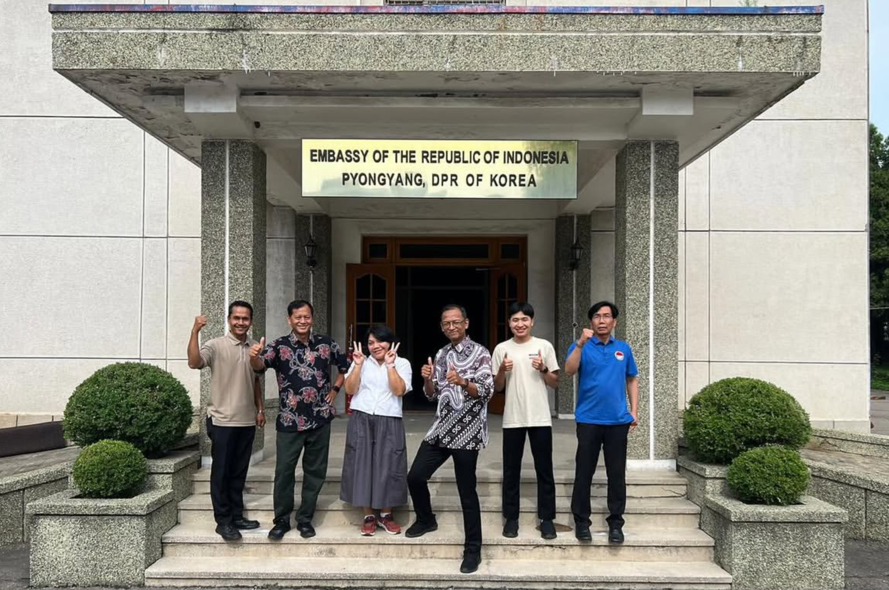 Potret: KBRI Pyongyang di Korea Utara yang kembali beroperasi
