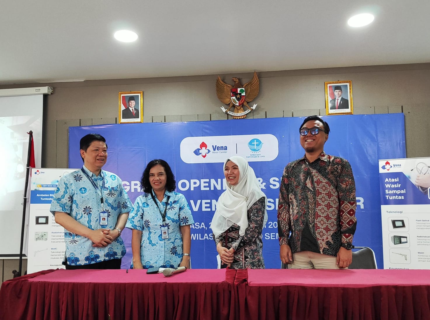 Peresmian Vena Wasir Center di Rumah Sakit Pantiwilasa dr. Cipto Semarang.