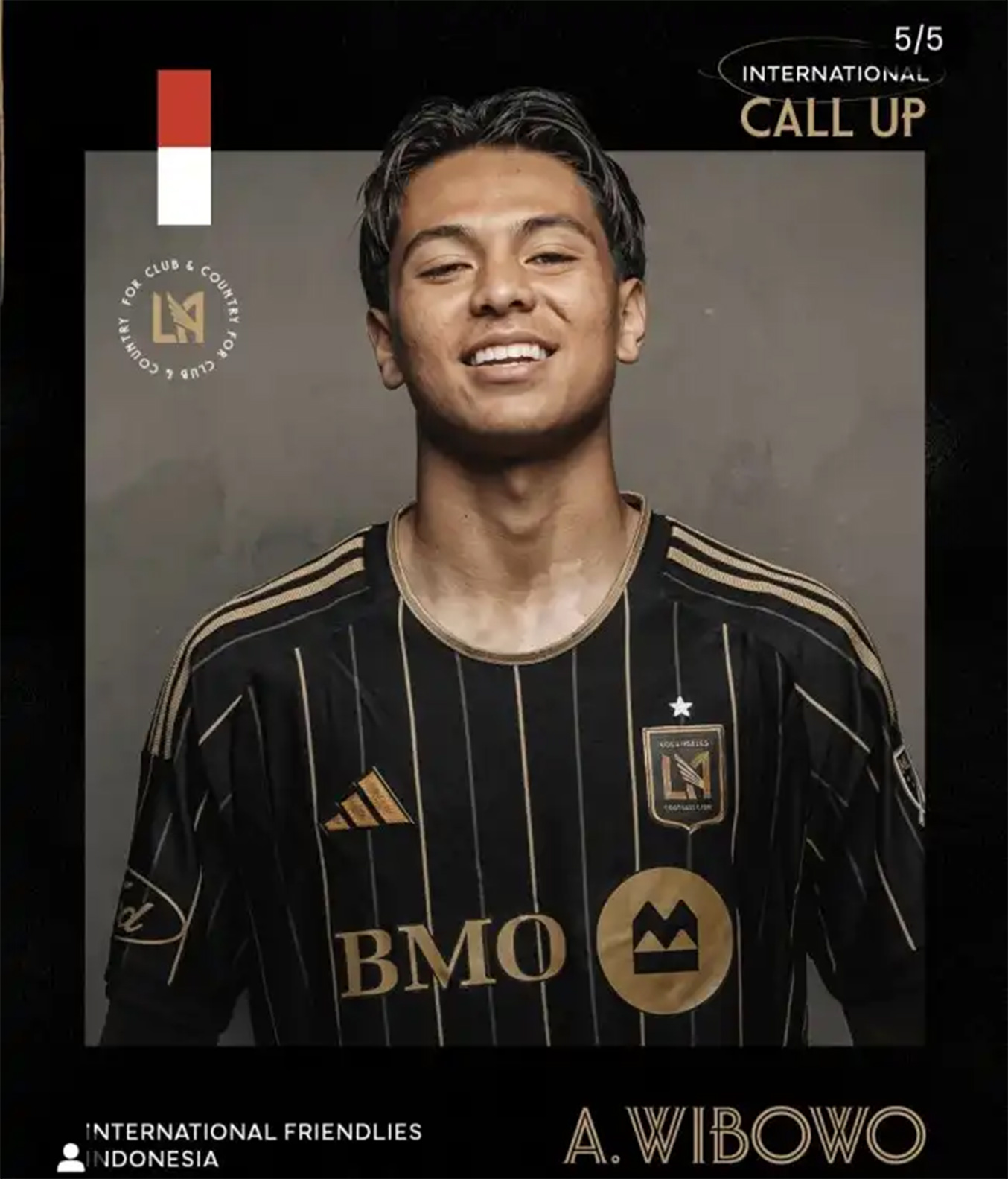 Adrian Wibowo dipanggil Timnas Indonesia untuk menjalani  dua pertandingan persahabatan.