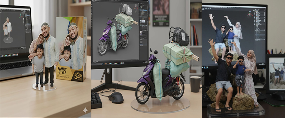 Cara Membuat Gemini AI yang Menampilkan Miniatur AI Figur Digital dan 25 Prompt Miniatur AI Bisa Dipakai