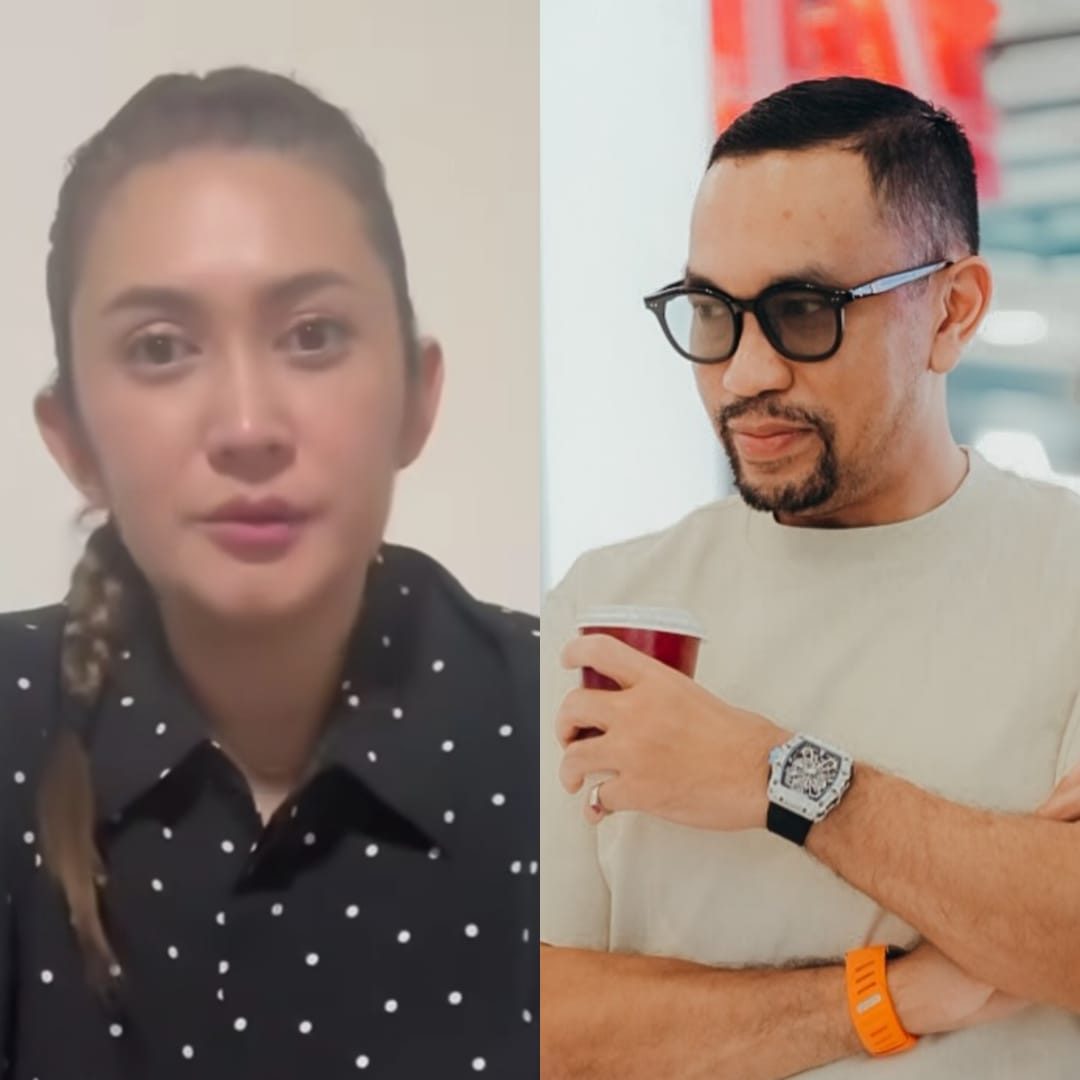 Nafa Urbach dan Ahmad Sahroni