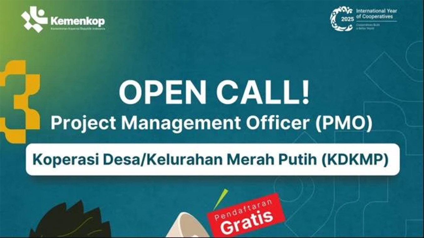 ini syarat penting mendaftar project management officer di Koperasi Desa Merah Putih