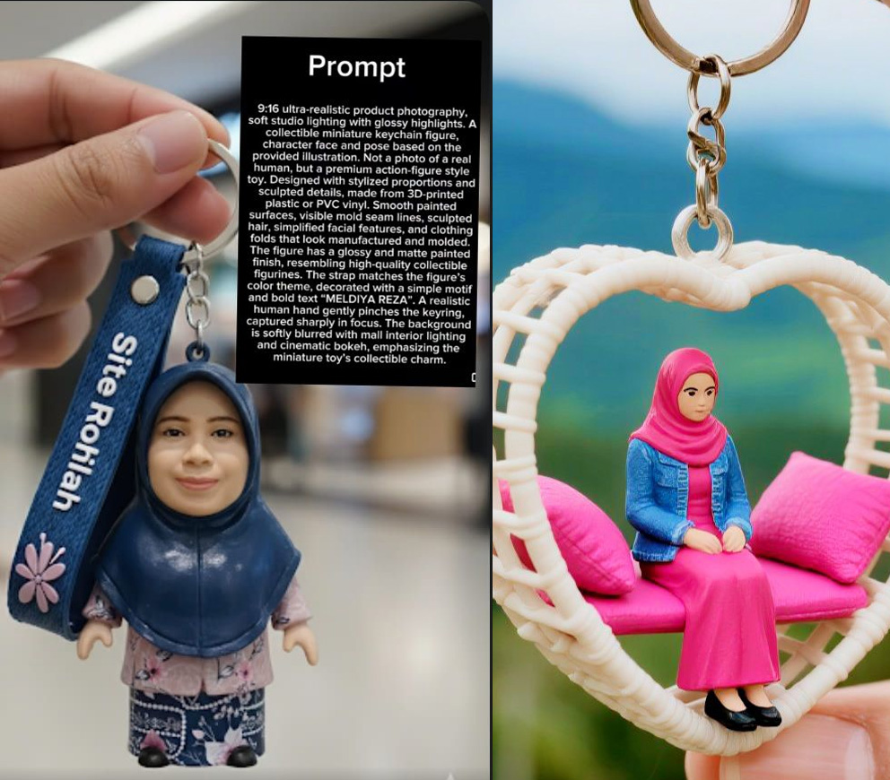 Prompt Gemini AI Foto Miniatur dan Cara Untuk Ubah Foto Action Figure